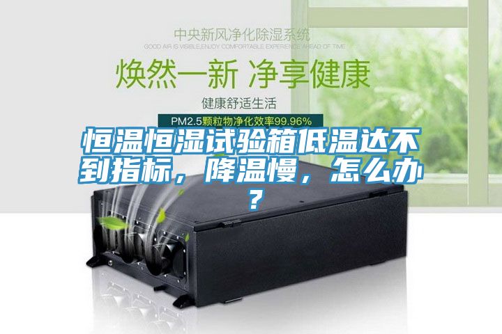 恒溫恒濕試驗箱低溫達不到指標，降溫慢，怎么辦？