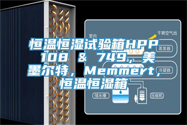 恒溫恒濕試驗(yàn)箱HPP 108 & 749，美墨爾特，Memmert，恒溫恒濕箱