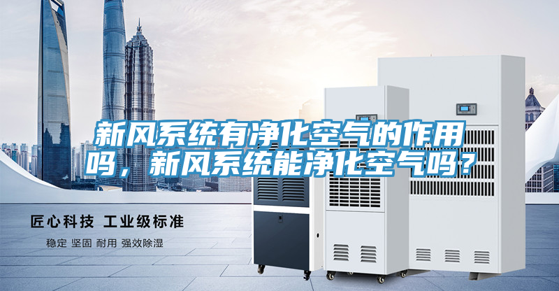 新風(fēng)系統(tǒng)有凈化空氣的作用嗎，新風(fēng)系統(tǒng)能凈化空氣嗎？