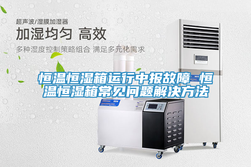 恒溫恒濕箱運(yùn)行中報(bào)故障 恒溫恒濕箱常見(jiàn)問(wèn)題解決方法
