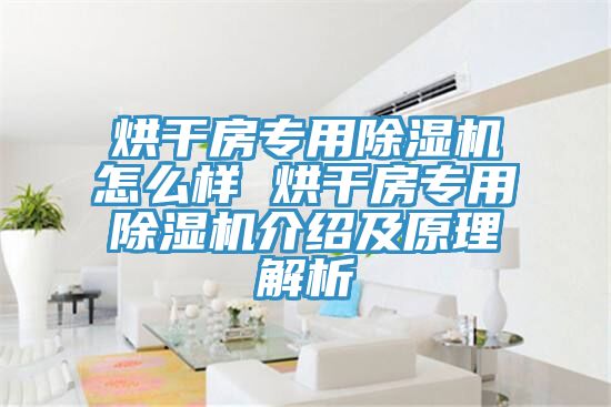 烘干房專(zhuān)用除濕機(jī)怎么樣 烘干房專(zhuān)用除濕機(jī)介紹及原理解析