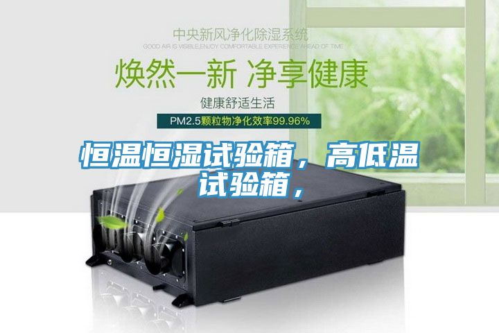 恒溫恒濕試驗箱，高低溫試驗箱，