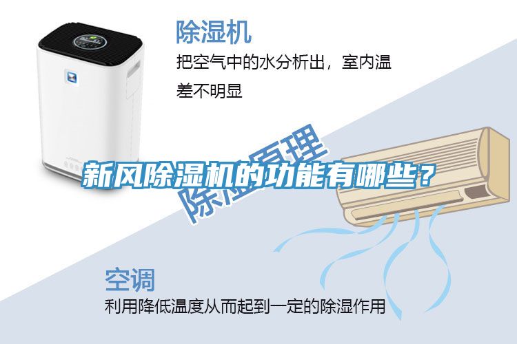 新風除濕機的功能有哪些？