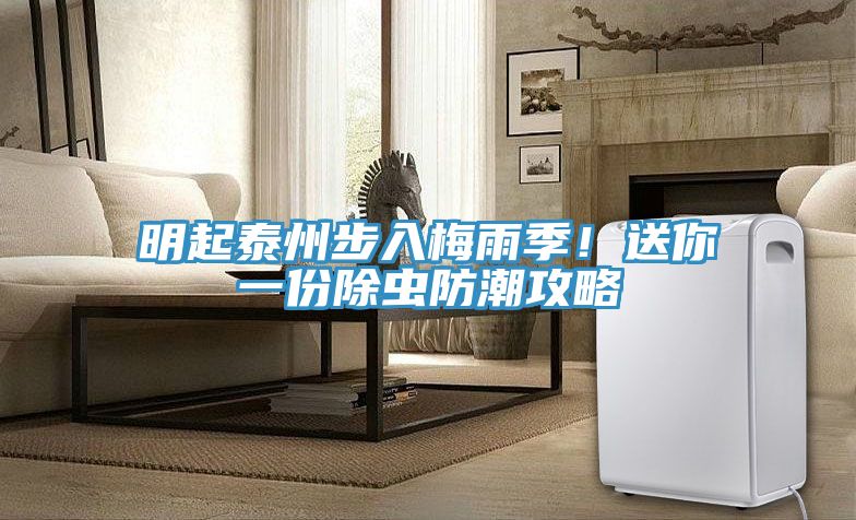 明起泰州步入梅雨季！送你一份除蟲防潮攻略