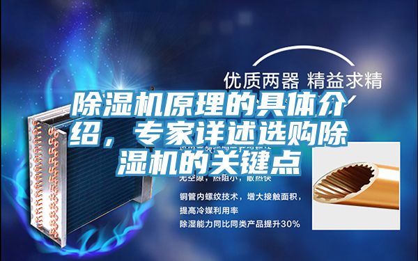除濕機(jī)原理的具體介紹，專家詳述選購除濕機(jī)的關(guān)鍵點(diǎn)