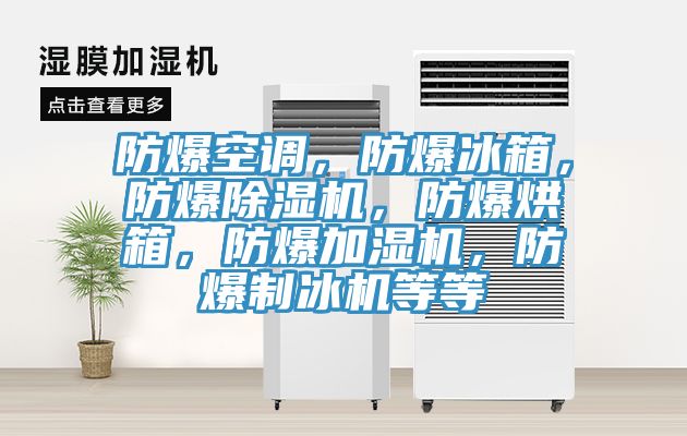 防爆空調(diào)，防爆冰箱，防爆除濕機(jī)，防爆烘箱，防爆加濕機(jī)，防爆制冰機(jī)等等